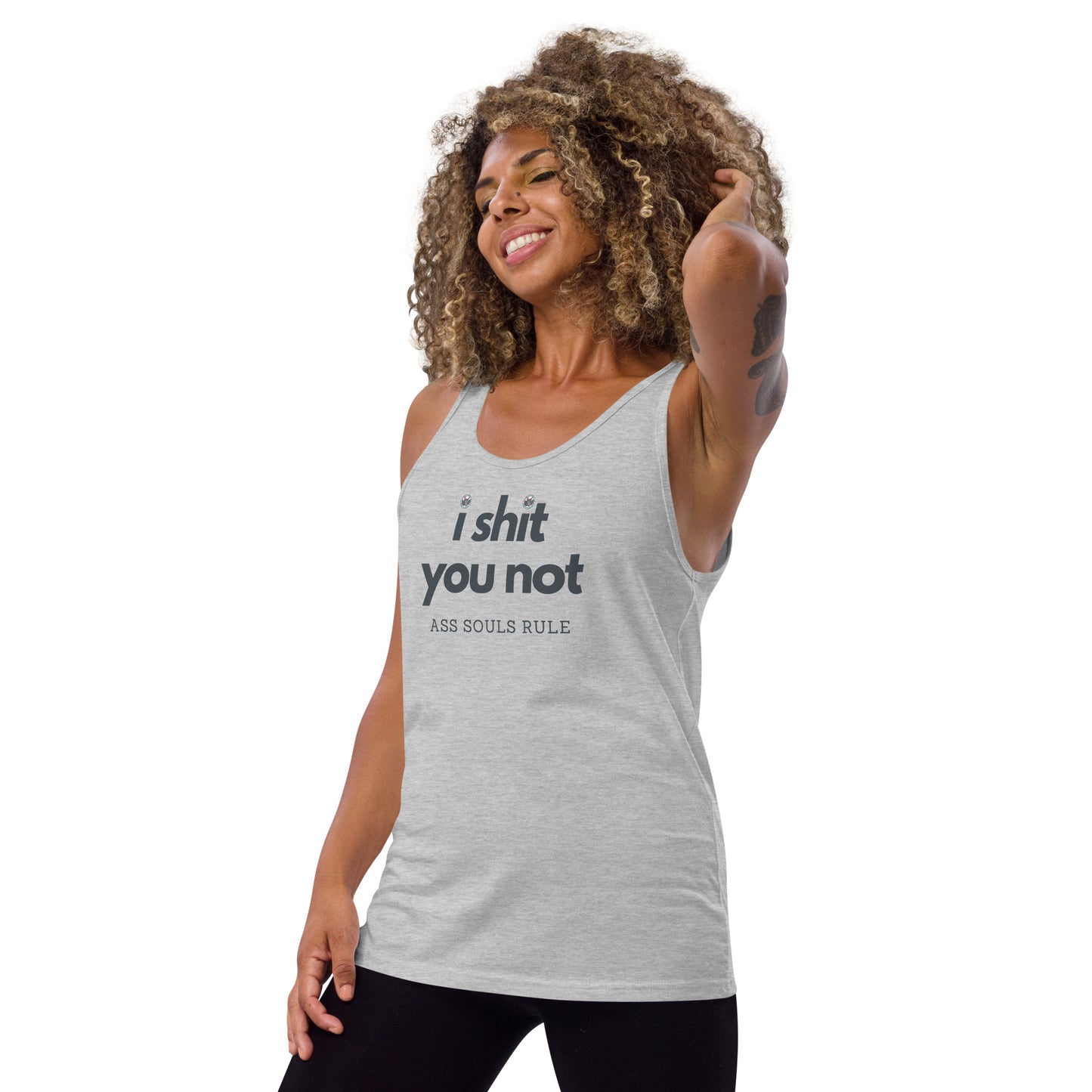 I Shit You Not unisex tank top