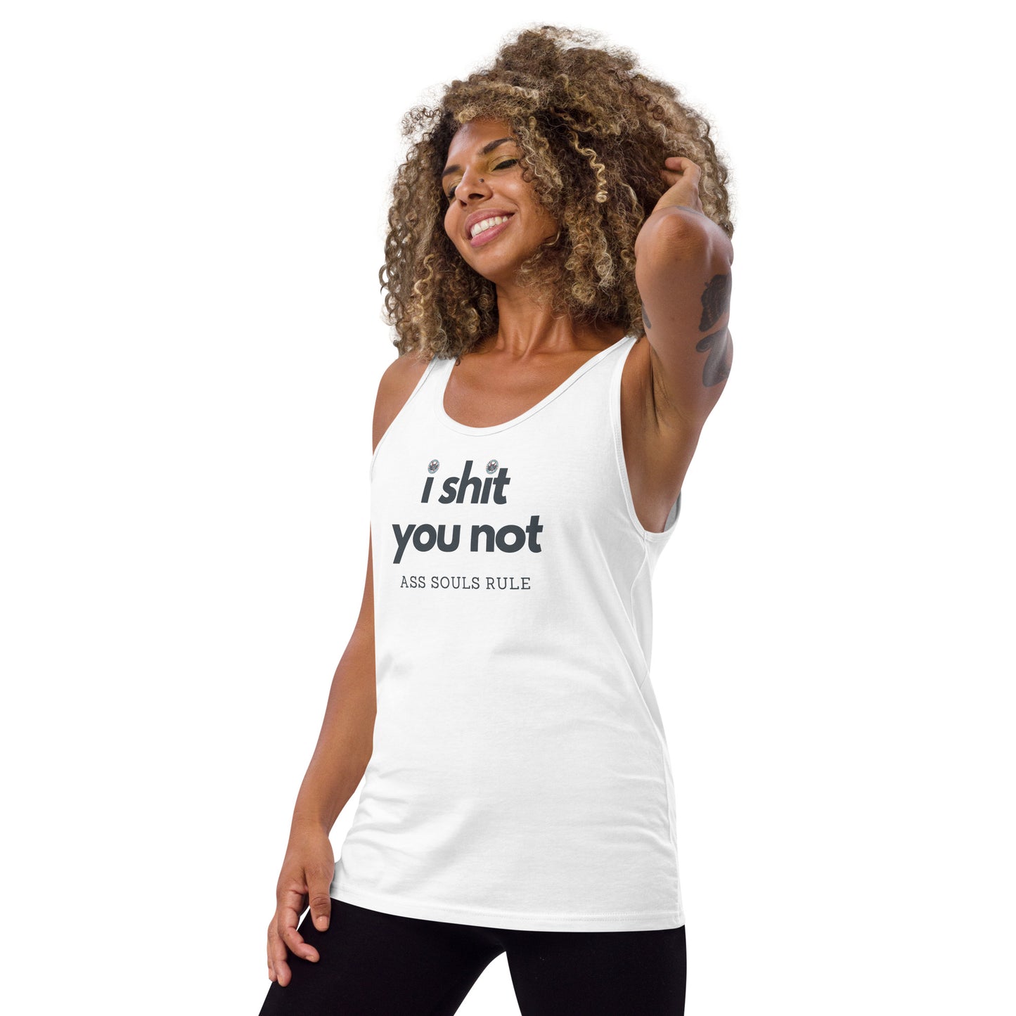 I Shit You Not unisex tank top