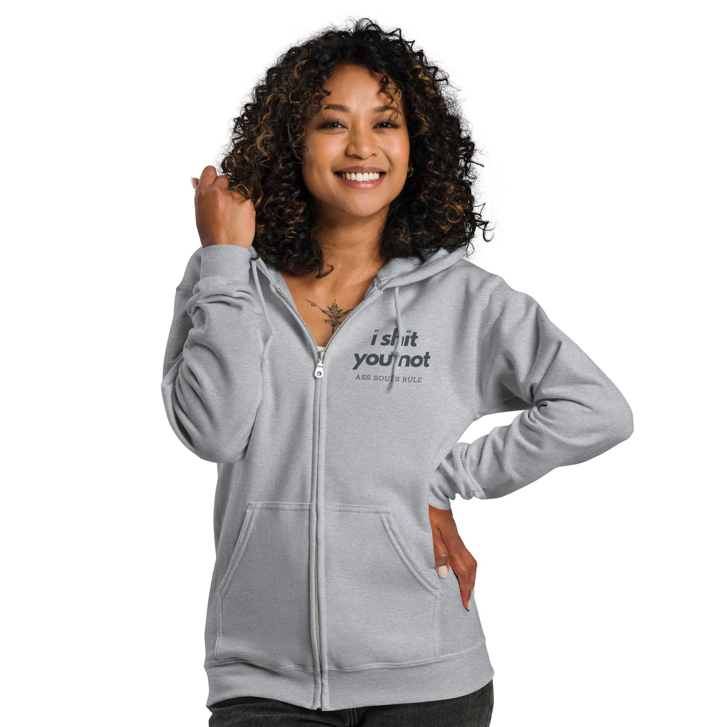 I Shit You Not unisex heavy blend zip hoodie