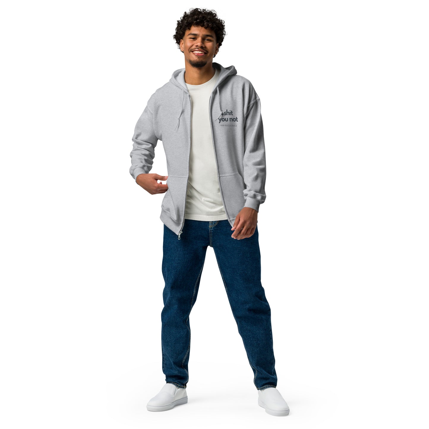 I Shit You Not unisex heavy blend zip hoodie