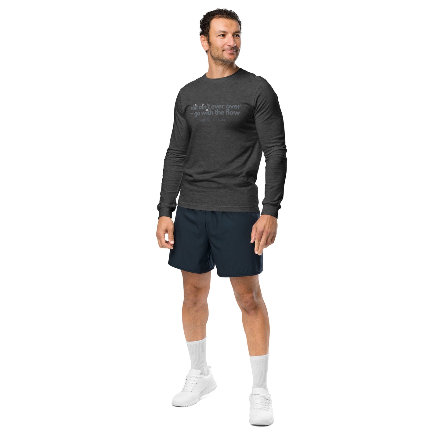 Go With the Flow unisex long sleeve tee