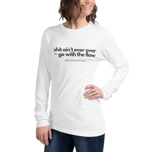 Camiseta unisex de manga larga Go With the Flow