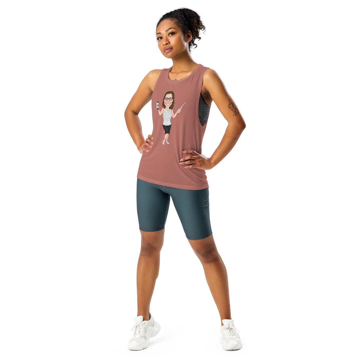 Atlas Scribe ladies’ muscle tank