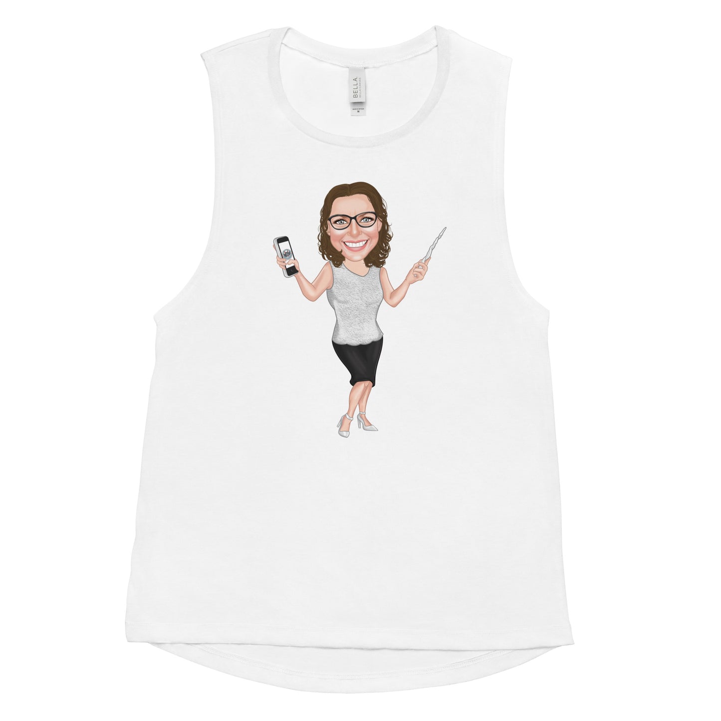Atlas Scribe ladies’ muscle tank