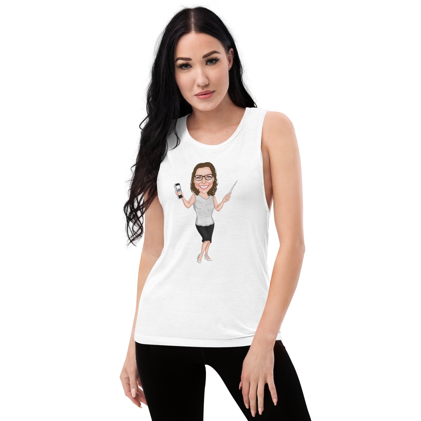 Atlas Scribe ladies’ muscle tank